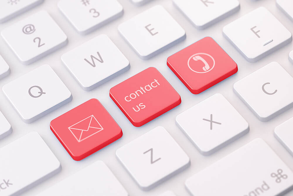 keyboard - contact us